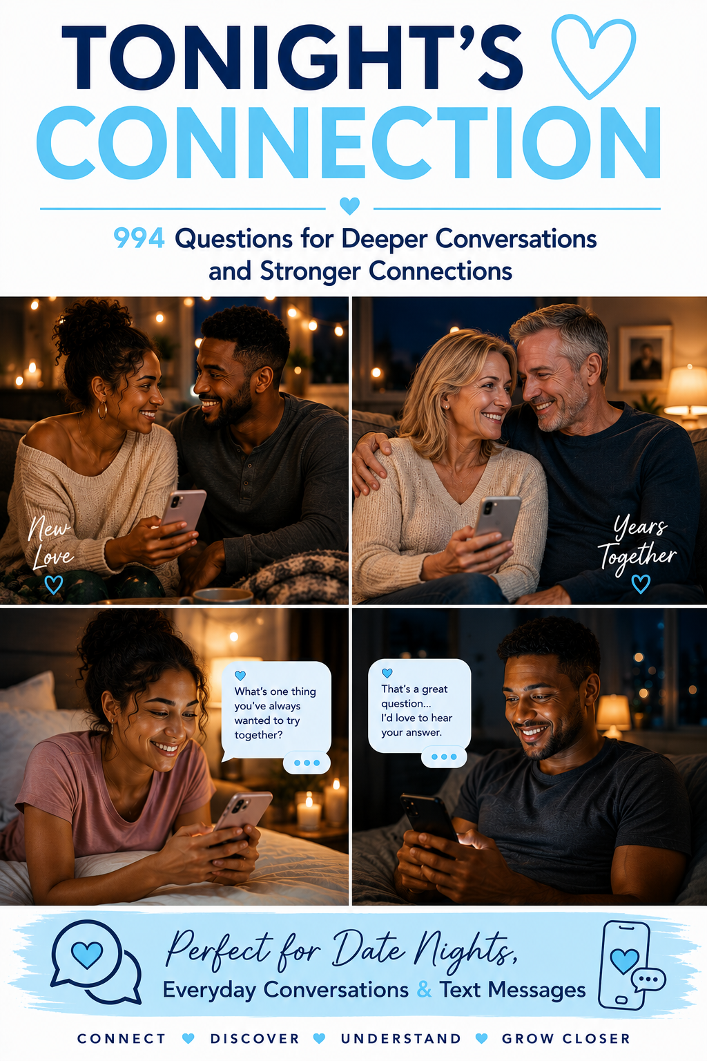 TONIGHT'S CONNECTION:  994 Questions for Deeper Conversations and Stronger Connections