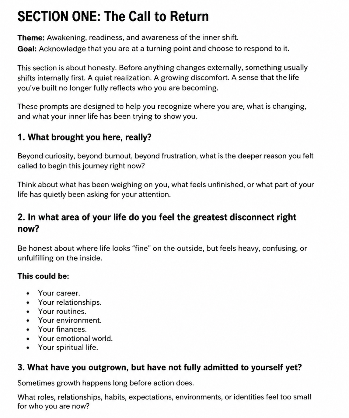 The Identity Shift Self-Guided Coaching Experience: 120 Transformative Questions for Those Ready to Reclaim Their Life